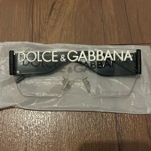 D&G Clear Lens Sunglasses